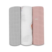Комплект от 3 бр.пелени BAMBOO SET Rainbow