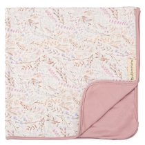 Бебешко одеяло NIZA 75x75 White/Purple