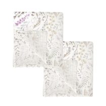 К-кт пелени 2бр NIZA 60x60 White/Purple