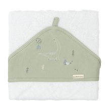 Хавлия с качулка TREX 100x100 White/Green