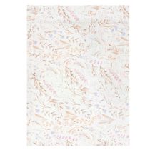 Чаршаф с ластик трико NIZA 60x120 White/Purple