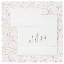 Чаршафи 3бр за количка NIZA 40x80 White/Purple