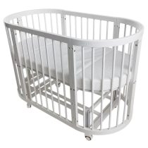 Дървена Кошара Multi 8в1 Azaria Бял