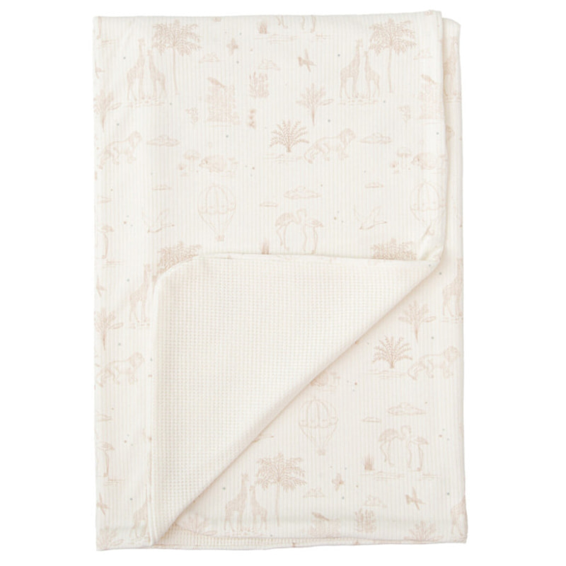 Одеяло рипс NOE 80×110 White/Linen