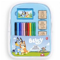 Творческа раница Bluey с 10 миещи се флумастера