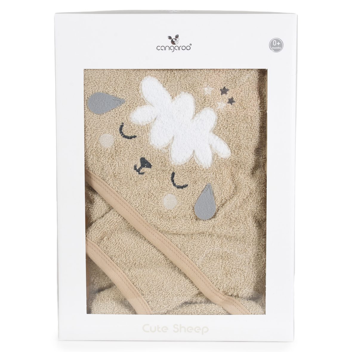 Хавлия Cute Sheep 75/75 cm бежов