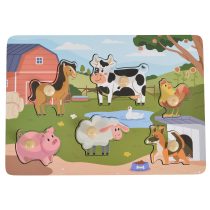 Дървен пъзел Farm 3005-Moni Toys