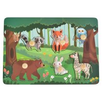 Дървен пъзел Wild animals 3006-Moni Toys