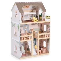 Дървена къща за кукли Lina 8208-Moni Toys