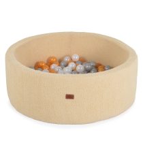 Мек басейн Boucle с 200 топки Light-Beige-Moni Toys